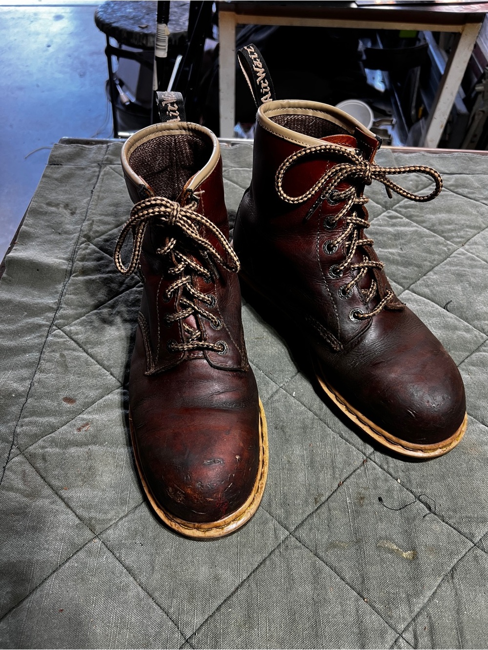 Mens Dr. Martens work boots- Safety Toe, Sz 11